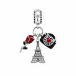 ÉkszerM Ezüst Eiffel Torony Charm Ee0078