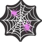 PartyPal Papírszalvéta Halloween pókháló, 10 db, 33 × 33 cm - Party Pal (153154)