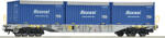 Roco 6600234 Konténerszállító kocsi, Sgns, 3 x 20' konténerrel, Rexwal V (9005033388744)
