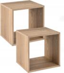 Costway Könyvespolc 2 egymásra rakható kockával 33x38x38 (JV11351-2)