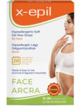X-Epil Hipoallergén gélgyantacsíkok arcra - 12db (XE9248) - glow