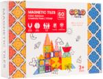 Oplo Toys Mágneses építőkocka Oplo Toys - Rainbow 60 db