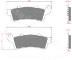 BREN BRENTA fékbetét maxiscooterhez, Honda Pantheon 125-150cc 1998-2006 első (ECE R90 minősítés) BR3023 BREN Futómű és fék alkatrészek Fékbetétek (tárcsafék)