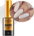 Yoshi Hard Base 10ml Uv Hybrid No5 Átlátszó fehér, fóliaszemcsékkel (5905036894652)