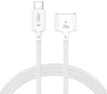 Tech-Protect MMC01 mágneses kábel MacBook USB-C / MagSafe 3, 140W 2m, fehér