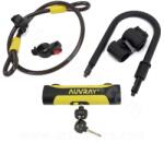Auvray AUVRAY U ROC kerékpár zár 180x245 mm (16 mm) + 1 m kábel (12 mm) biztonsági szint 8/10 AUVRA Bicikli alkatrészek Kerékpáros kiegészítők Biciklizárak