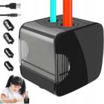 Bedee Professzionális Usb Ceruzahegyező Művészeknek És Diákoknak, Fekete (Elektryczna temperówka)