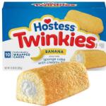 Hostess Twinkies banán ízű zsemle 38, 5 g egész csomag 10 db (BT536)