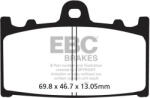 EBC Brakes EBC FA366VLD fékbetét, krómozott (1 tárcsához, szett) EBC Brakes Futómű és fék alkatrészek Fékbetétek (tárcsafék)