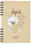 PD Calendar Határidőnapló Period ECO A/5 heti spirálos Inspire 2027