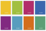 Cool School Füzet kockás One Colour Bright A/4 87-32 vegyes színek - papir-bolt