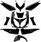 TNTOR TNT karosszéria készlet Yamaha TMAX 500cc 2001-2007-hez, fényes fekete (10 darabos), eredeti típus, prémium minőség TNTOR Vázak, idomok, kiegészítők Idomok, burkolat elemek