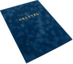 Bluering Oklevéltartó A4, prémium, arany nyomattal, Bluering® kék (44072) - irodaszerpiac