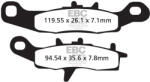 EBC Brakes EBC FA258TT fékbetét (1 garnitúra/tárcsa) EBC Brakes Futómű és fék alkatrészek Féktárcsák
