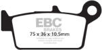 EBC Brakes EBC FA131R (kpl. 1 tárcsához) hátsó fékbetét szett (PROX 37.207102 megfelelője) EBC Brakes Futómű és fék alkatrészek Fékbetétek (tárcsafék)