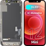 MP Display cu Touchscreen MP compatibil cu Apple iPhone 12 mini, cu Rama, Versiune OLED FHD IC Movable, Negru
