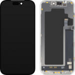 MP Display cu Touchscreen MP compatibil cu Apple iPhone 17 Pro, cu Rama, Versiune Soft OLED FHD 120Hz Diagnostic, Negru - gsmboutique