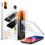 Spigen Folie de protectie Ecran Spigen GlastR EZ FIT Pro pentru Apple iPhone 17 Pro Max / 16 Pro Max, Sticla Securizata, Full Glue AGL10095 - gsmboutique