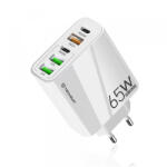 Techsuit Incarcator Retea Techsuit CHC2 PentaXPower, 20W, 3A, 3 x USB-A - 2 x USB-C, Alb - gsmboutique