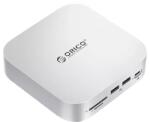 ORICO Hub Multifunctional Orico MiniLink M48PR pentru Apple Mac Mini M4 / Mini M4 Pro, 9in1, Argintiu - gsmboutique