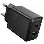 hoco. Incarcator Retea HOCO N71, 30W, 3A, 1 x USB-A - 1 x USB-C, Negru - gsmboutique