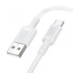 BOROFONE Cablu Date si Incarcare USB-A - USB-C Borofone BX111 Feliz, 20W, 1m, Alb - gsmboutique