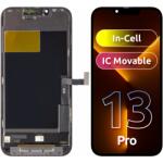 ZY Display cu Touchscreen ZY pentru Apple iPhone 13 Pro, cu Rama, Versiune LCD In-Cell IC Movable, Negru - gsmboutique