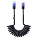 JOYROOM Cablu Date si Incarcare USB-C - Lightning Joyroom S-A43 Crystal, 30W, 1.5m, Negru - gsmboutique