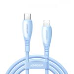JOYROOM Cablu Date si Incarcare USB-C - Lightning Joyroom S-A59 Vibrant, 30W, 1.2m, Albastru - gsmboutique