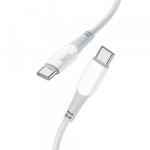 hoco. Cablu Date si Incarcare USB-C - USB-C HOCO X70, 60W, 1m, Alb - gsmboutique