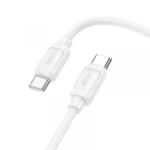 hoco. Cablu Date si Incarcare USB-C - USB-C HOCO X115, 240W, 1m, Alb