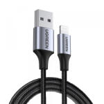 UGREEN Cablu Date si Incarcare USB-A - Lightning UGREEN US199, 18W, 1m, Gri - gsmboutique