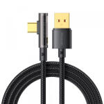 Mcdodo Cablu Date si Incarcare USB-A - USB-C McDodo CA-3380 Angled, 100W, 1.2m, Negru - gsmboutique