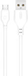 XO Design Cablu Date si Incarcare USB-A - microUSB XO Design NB103, 18W, 1m, Alb - gsmboutique