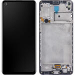 Samsung Display cu Touchscreen Samsung Galaxy A21s A217, cu Rama, Negru, Service Pack GH82-22988A (GH82-21199A)