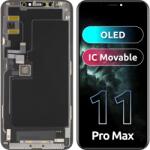 JK Display cu Touchscreen JK pentru Apple iPhone 11 Pro Max, cu Rama, Versiune OLED IC Movable, Negru - gsmboutique