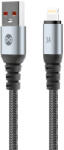 Forever Cablu Date si Incarcare USB-A - Lightning Forever Braix, 18W, 1m, Negru - gsmboutique