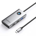 ORICO Hub USB-C Orico PW11-5P, 1 x USB-A 3.0 - 2 x USB-A - 1 x USB-C - 1 x HDMI, Gri - gsmboutique