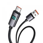Mcdodo Cablu Date si Incarcare USB-A - USB-C McDodo CA-6520 Display, 100W, 1.2m, Negru - gsmboutique