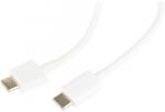 Google Cablu Date si Incarcare USB-C - USB-C Google, 30W, 3m, Alb - gsmboutique