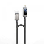 Yesido Cablu Date si Incarcare USB-C - USB-C Yesido CA180 Display, 27W, 1.2m, Negru - gsmboutique