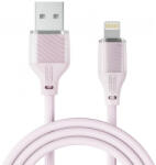 XO Design Cablu Date si Incarcare USB-A - Lightning XO Design NB291, 18W, 1m, Roz - gsmboutique