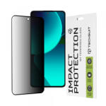 Techsuit Folie de protectie Ecran Privacy Techsuit pentru Xiaomi 13T Pro / 13T, Sticla Securizata, Full Glue, 111D - gsmboutique