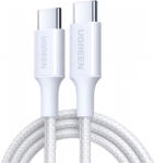 UGREEN Cablu Date si Incarcare USB-C - USB-C UGREEN L501, 60W, 2m, Alb - gsmboutique