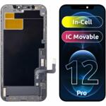 ZY Display cu Touchscreen ZY pentru Apple iPhone 12 / 12 Pro, cu Rama, Versiune LCD In-Cell IC Movable, Negru - gsmboutique