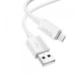 hoco. Cablu Date si Incarcare USB-A - microUSB HOCO X107, 18W, 1m, Alb - gsmboutique