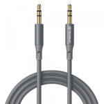 Techsuit Cablu Audio 3.5mm - 3.5mm Techsuit AC3 SoundFlex, 1m, Gri