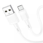 hoco. Cablu Date si Incarcare USB-A - microUSB HOCO X83 Victory, 18W, 1m, Alb - gsmboutique