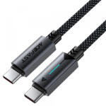ACEFAST Cablu Date si Incarcare USB-C - USB-C Acefast C19-03, 60W, 1.2m, Negru - gsmboutique