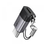 ACEFAST Adaptor Date si Incarcare Lightning - USB-C Acefast J19, Gri - gsmboutique